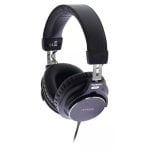 Auriculares Woodbrass HP1000 con cable Jack 3,5 mm para estudio cerrados negros