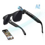 Blackview Bv200 Óculos Inteligentes Câmara Integrada IA Bluetooth 6.0 Tradução Preto