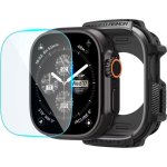 Spigen Rugged Armor Hülle für Apple Watch Ultra mit Tempered Glass