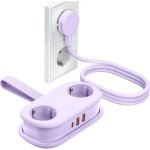 Régua de tomadas Orico AP3 5 tomadas USB-A USB-C com proteção e cabo dobrável