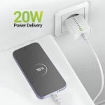 Caricatore USB 20W Mayaxess con cavo USB-C 1m