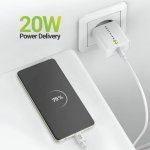 Carregador USB Rápido Mayaxess 20W com Cabo USB-C 1 m