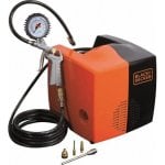 Compressor Black & Decker CUBO 1,5HP 8 bar sem óleo compacto