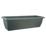 Pot de fleurs Riviera Grande Evolution 69 cm Gris 18 L Résistant UV