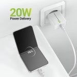 Caricatore USB 20W Mayaxess Bianco con Cavo USB-C 1m