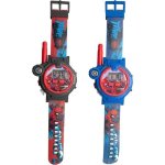 Kids Licensing Spider-Man Relógio Walkie-Talkie 2-em-1 Pack 2 LCD PTT 200m