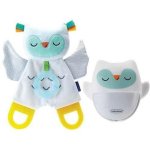 Infantino 302036 Set Baby Eule: Nachtlampe Wandaufladbar und Leuchtendes Plüschtier