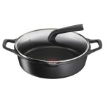 Bratentopf Tefal Robusto E24972 28 cm mit Glasdeckel