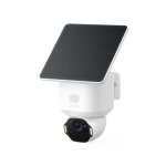 Cámara IP Eufy SoloCam E42 4K Visión Nocturna Interior y Exterior IA Alarma Solar