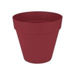 Elho Loft Urban Maceta Ronda Roja Ø 28,5 x 26 cm Plástico Reciclado