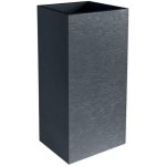 Jardinière EDA Graphit 31L 39,5x39,5x80cm Polipropylène Gris Antracite