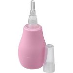 Aspiratore Nasale Bambino BabyOno Rosa con Punta in Silicone Igenica