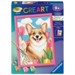 Malkasten nach Zahlen Ravensburger Creart Kids Corgi 18x24cm (ab 9 Jahren)