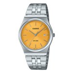 Relógio Casio MTP-B145D-9AVEF Aço Inoxidável Mostrador Amarelo 50m