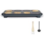 Plancha para crêpes Livoo DOC186G 8 mini crêpes 1500 W antiadherente