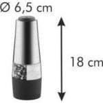Broyeur électrique Tescoma 2 en 1 acier inoxidable réglable