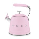 Hervidora SMEG WKF01PK 2,3L Rosa Acero Silbato Universal
