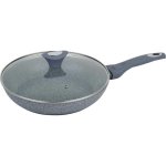 Klausberg Granitpfanne 28 cm mit Glasdeckel