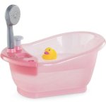Bañera de muñeca Corolle Rosa Brillante con Ducha y Pato 30-36 cm