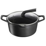 Casserola Tefal Robusto E24946 24 cm Aluminio Forjado Antiaderente Titânio