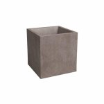 Pot carré Artevasi Sydney 30 cm Taupe Mate 21 L Plastique Texturé