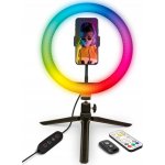 Ring light LED Yenkee YSM 710 10" 29 modalità con treppiede