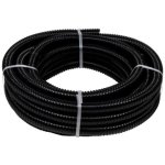 Tubo Spirale Ubbink 25 mm 10 m Nero Rinforzato Resistente UV
