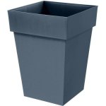 Pot de fleurs EDA Toscane carré 39x39x53 cm 51 L Jean Blue anti-UV