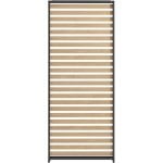 Estore em alumínio GAYA para pergola 229x93 cinza efeito madeira