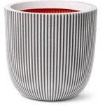 Jardinière Capi Groove NL Sphérique 43x41 cm Polyéthylène Recyclé 47L