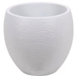 Macérier EDA Egg Graphit Ø50 cm 46 L Double Paroi Polypropylène Blanc Mate