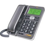 Festnetztelefon Dartel LJ-240 Grau mit Freisprechfunktion und Display