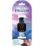 Relógio digital infantil Euroswan Frozen Elsa LED correia silicone violeta