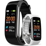 Pulsera de actividad Giewont GW200-2 Bluetooth IP67 Pulsómetro Pulsioxímetro Negro 5 días