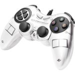 Comando de Jogo Esperanza EGG105W Branco com Vibração USB para PC/PS2/PS3