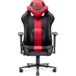 Silla gaming Diablo Chairs X-PLAYER 2.0 King Size tela y piel sintética antracita roja