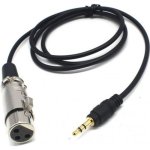Audio-Kabel Mozos XLR Buchse auf Mini Jack 3.5mm TRS Stereo