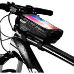 Sacca da telaio bici impermeabile WildMan M E2 con supporto smartphone