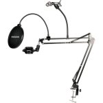 Micrófono Mozos MKIT-DESK con brazo, filtro antipop y soporte móvil