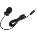 Microphone Azusa MIK0039 condensateur omnidirectionnel avec clip et jack 3,5 mm