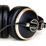 Casque ISK HD9999 filaire Mini Jack 3,5 mm fermé cuir écologique doré