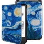 Strado Grafik Hülle für PocketBook Touch Lux 4/5 mit Auto-Aktivierung