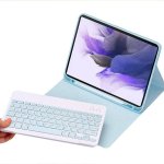 Estuche con teclado Strado Bluetooth para Samsung Galaxy Tab S7 FE/S7 Plus azul