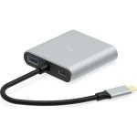 Adaptador Hub USB-C Krux KRX0049 2 HDMI 4K Power Delivery