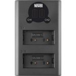 Newell DL-USB-C NP-W126 Doppelkanal Ladegerät mit LCD-Display