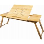 Mesa para portátil Leobert modelo 14942 ajustable bambú XL plegable