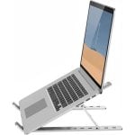 Suporte portátil Swissten Aluminum Pad 10-15" alumínio ajustável e dobrável