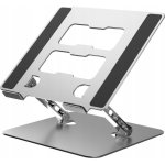 Laptop-Ständer ART P10 aus eloxiertem Aluminium verstellbar und klappbar