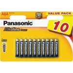 Batería Panasonic Alkaline Power AAA R03 10 unidades