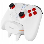 Controlador gaming Rampage Hydra Pro blanco con estación de carga